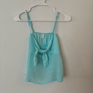 nordstrom bp teal summer flowy cami tank top!🩵